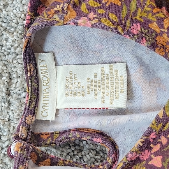 Cynthia Rowley Girls Dress and Jean Jacket Set Size 4 - Picture 6 of 7